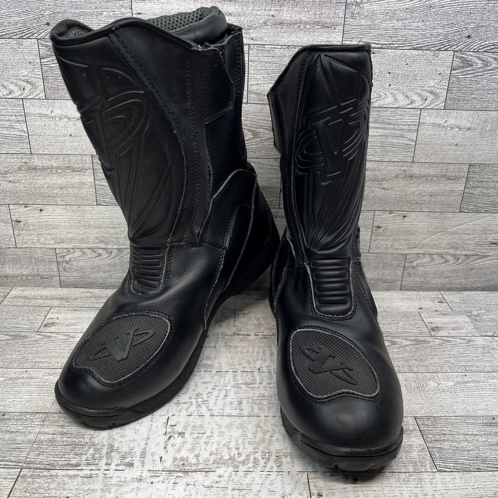 Black Men’s Protective Motorcycle Boots - Nitro Mens Size 8